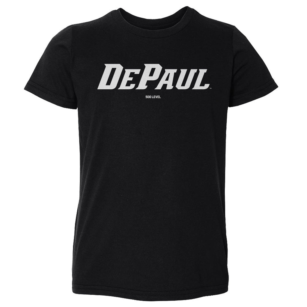 DePaul Blue Demons Wordmark White WHT