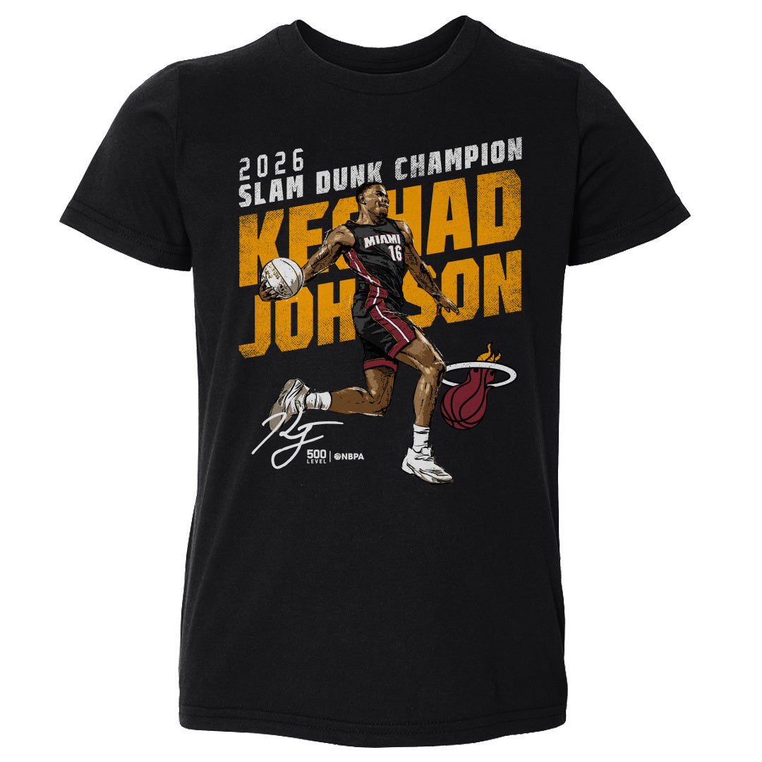 Keshad Johnson Miami Heat 2026 Slam Dunk Champion WHT