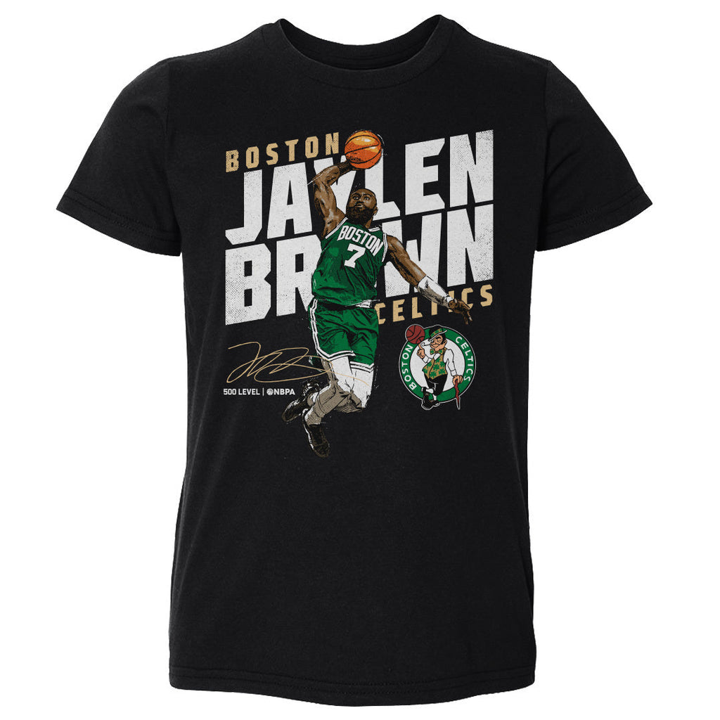 Jaylen Brown Boston Celtics Slant WHT
