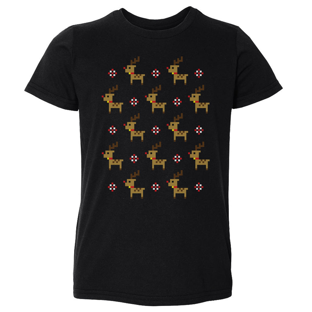Christmas 8-bit Reindeer WHT