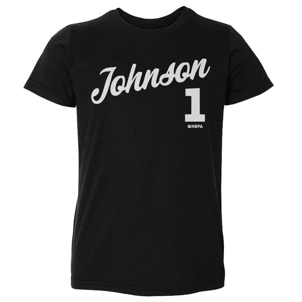 Jalen Johnson Atlanta Script WHT