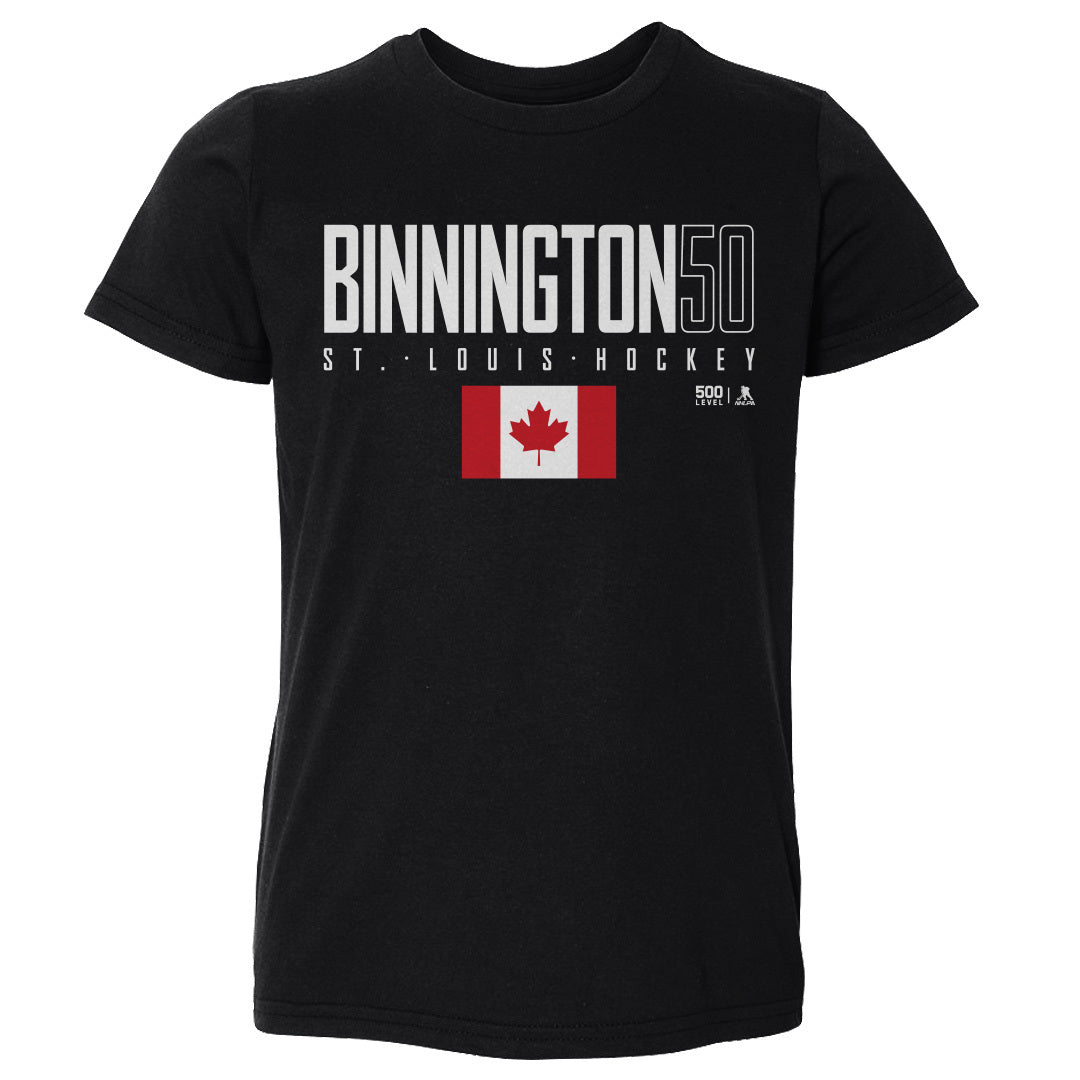 Jordan Binnington St. Louis Canada Elite WHT