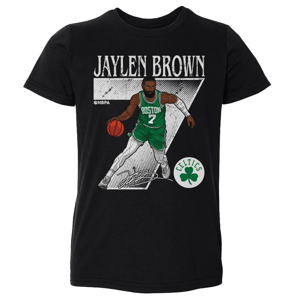 Jaylen Brown Boston Celtics Number WHT