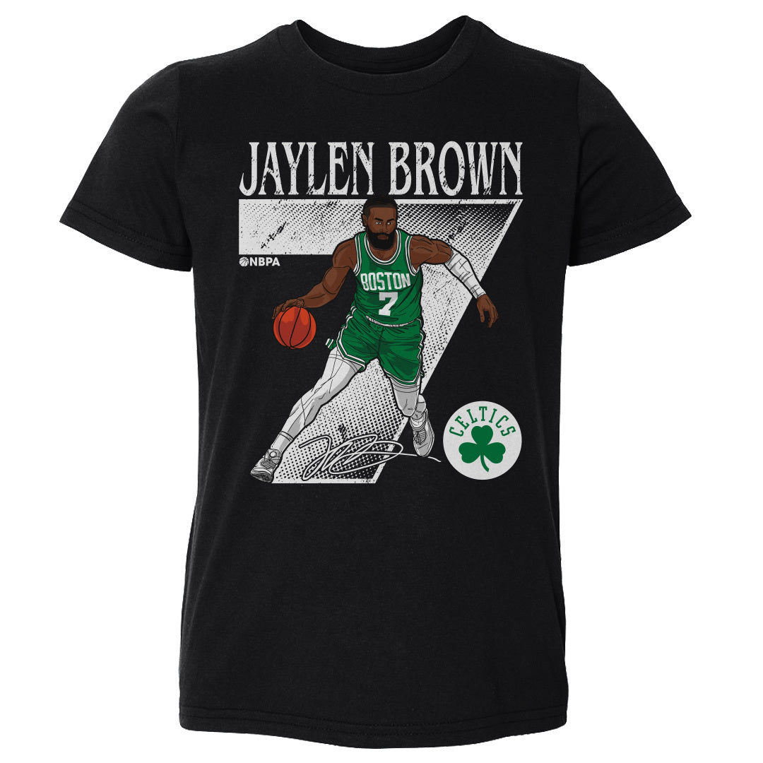Jaylen Brown Boston Celtics Number WHT
