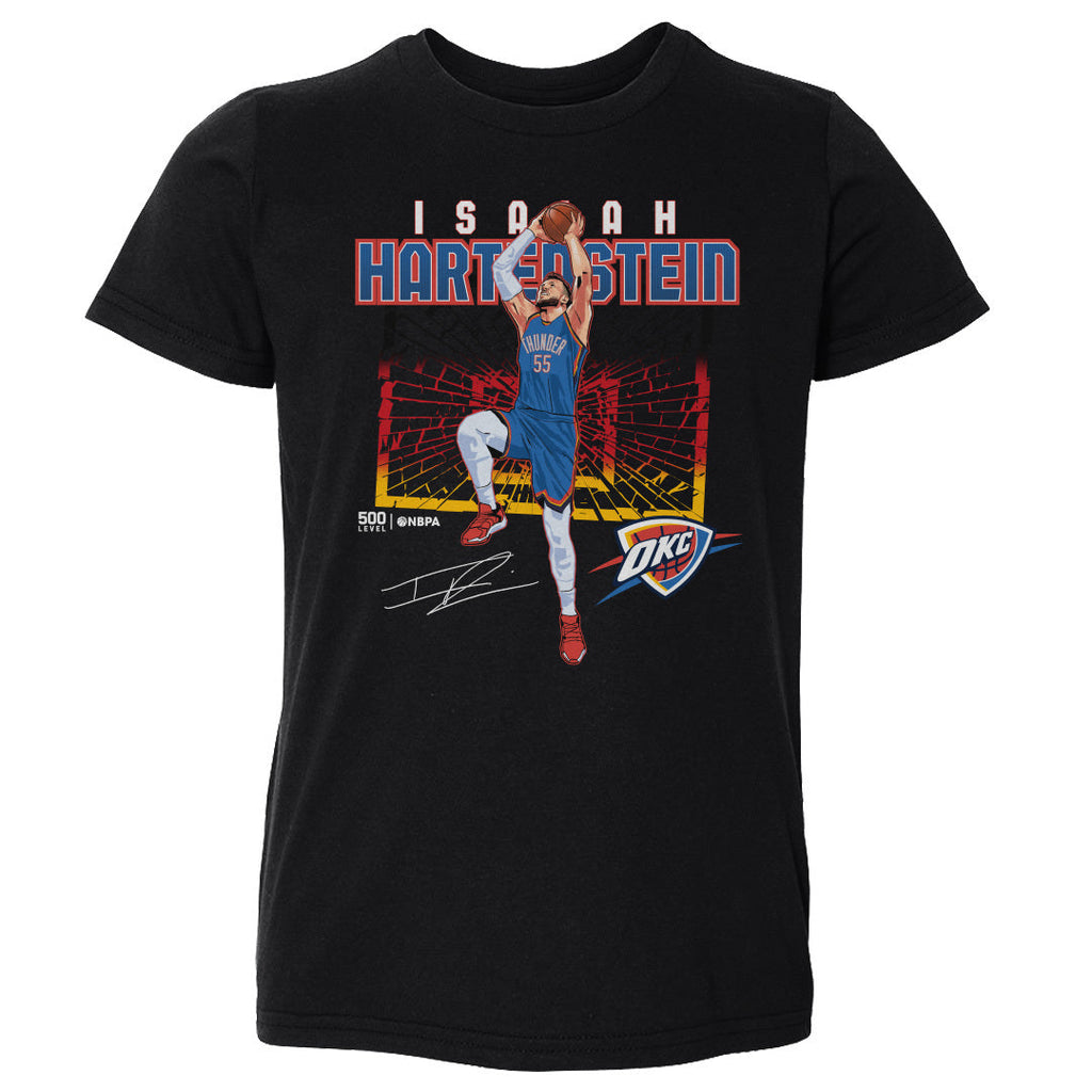 Isaiah Hartenstein Oklahoma City Thunder Shattered Flag WHT