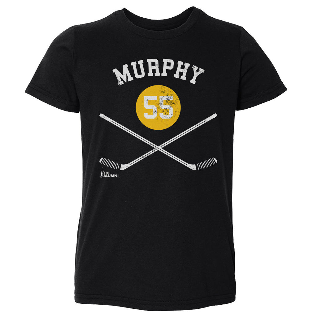 Larry Murphy Pittsburgh 55 Sticks WHT