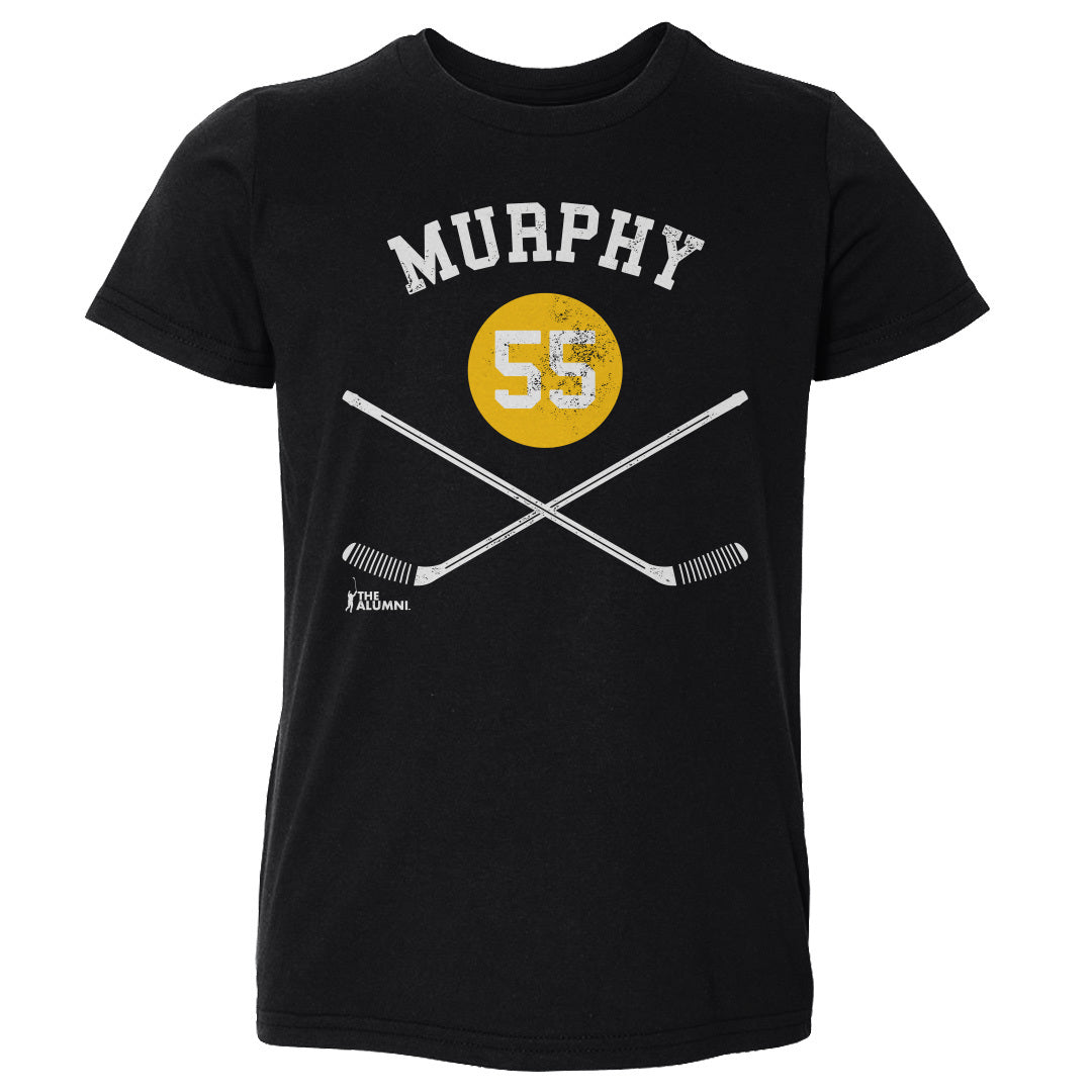 Larry Murphy Pittsburgh 55 Sticks WHT