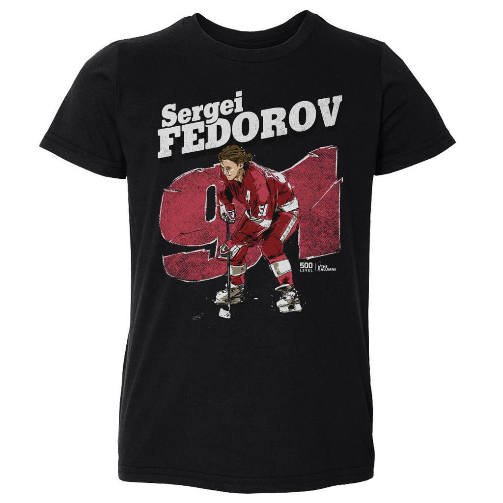 Sergei Fedorov Detroit Retro WHT