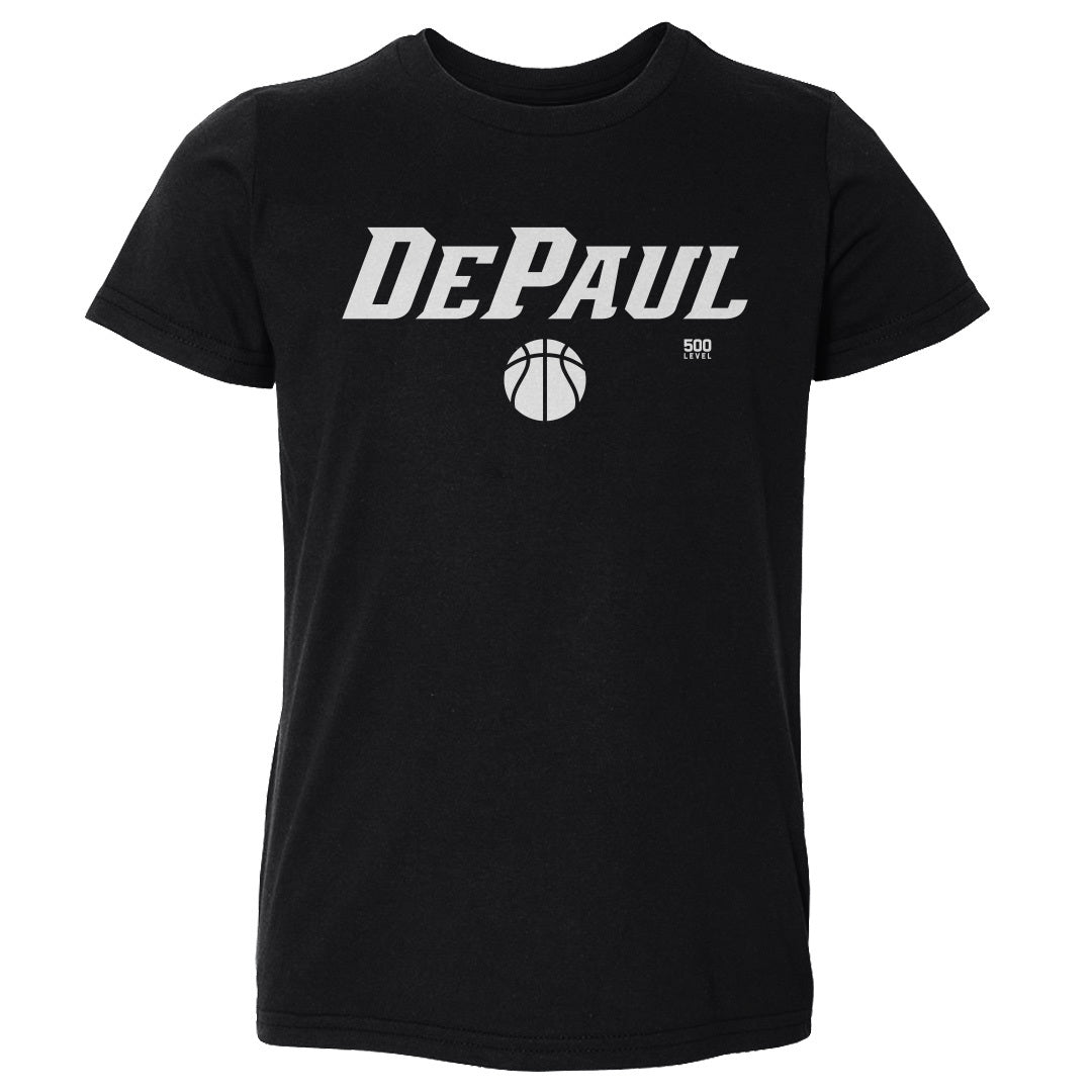 DePaul Blue Demons Basketball Minimalist WHT