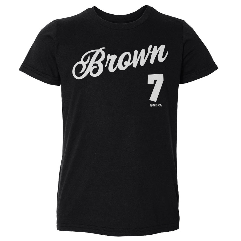 Jaylen Brown Boston Script WHT