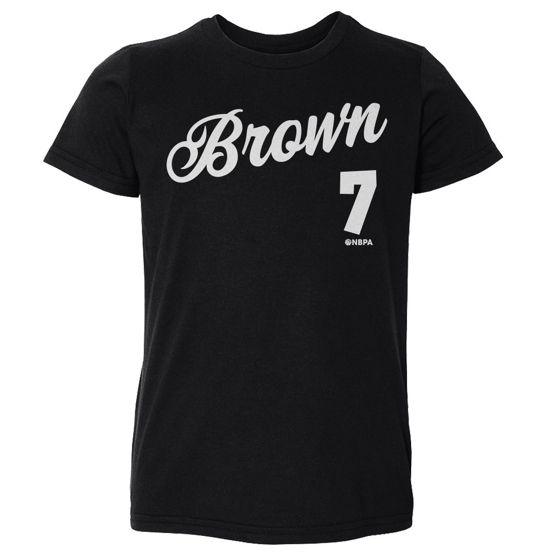 Jaylen Brown Boston Script WHT