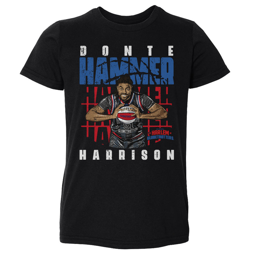 Hammer Harrison Harlem Globetrotters Pose WHT
