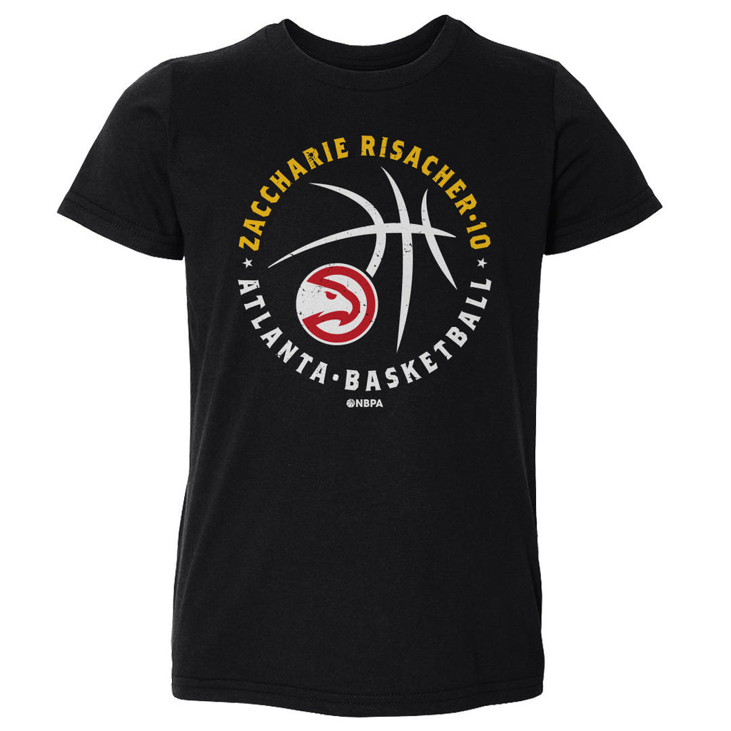 Zaccharie Risacher Atlanta Hawks Player Ball WHT