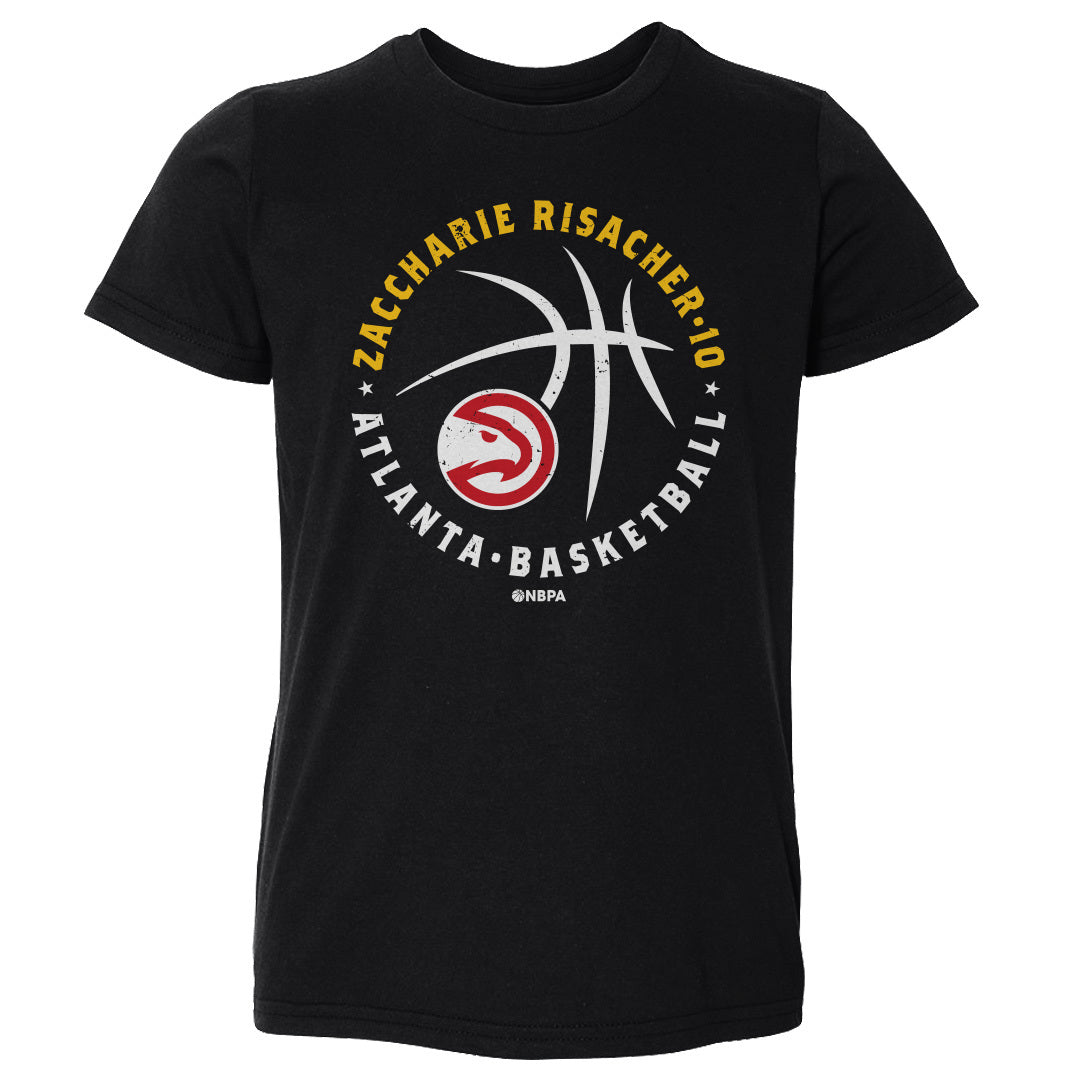 Zaccharie Risacher Atlanta Hawks Player Ball WHT