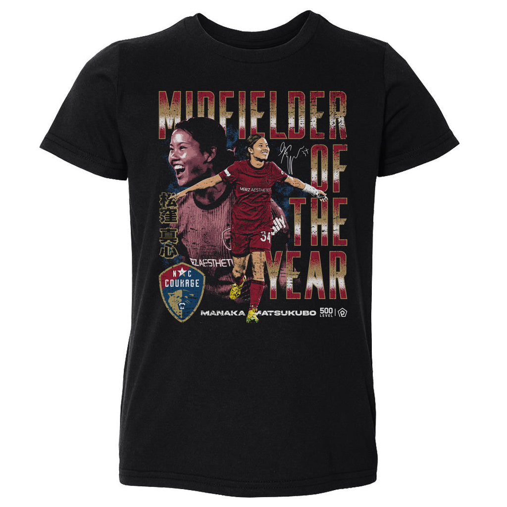 Manaka Matsukubo North Carolina Courage 2025 Midfielder Of The Year WHT