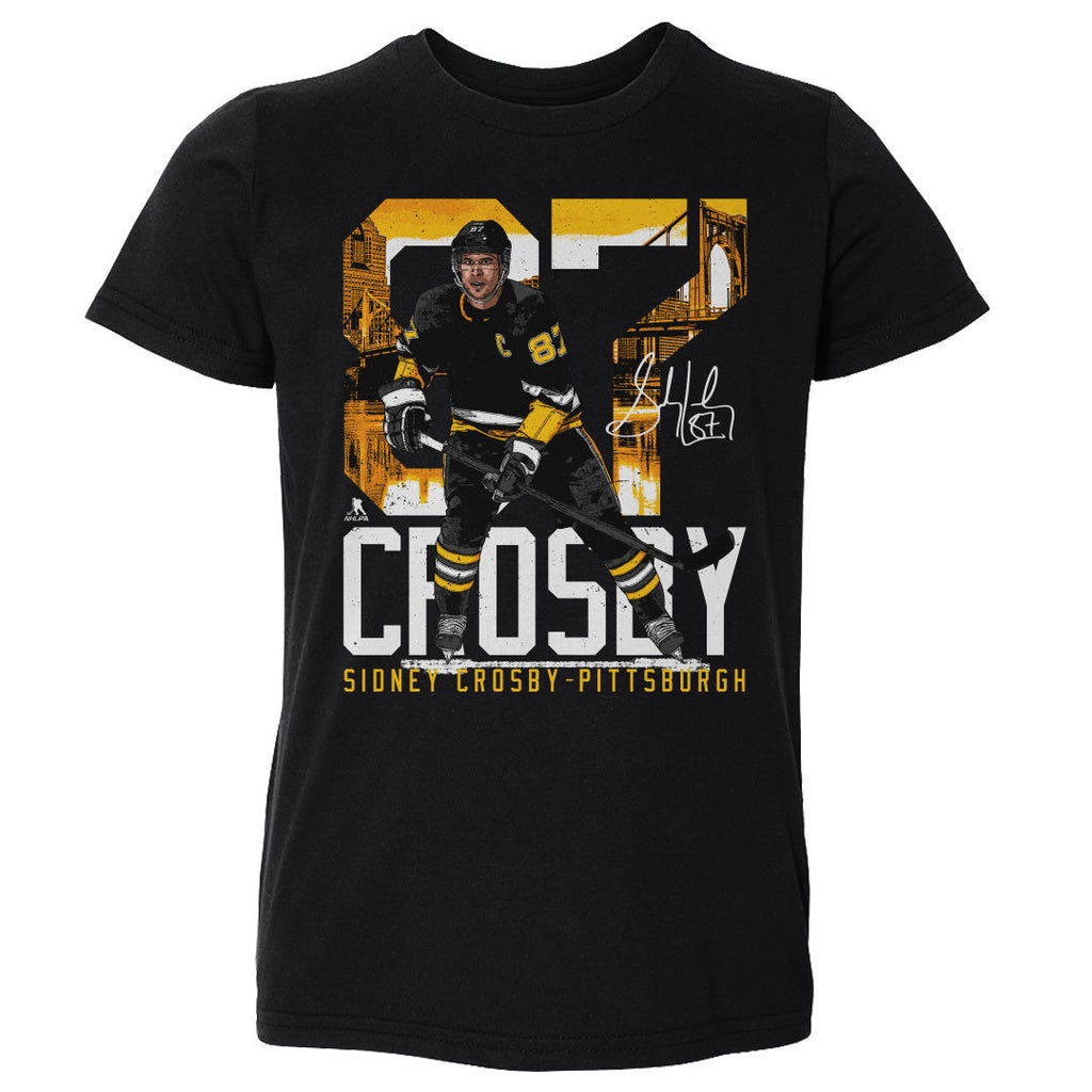 Sidney Crosby Pittsburgh Landmark WHT