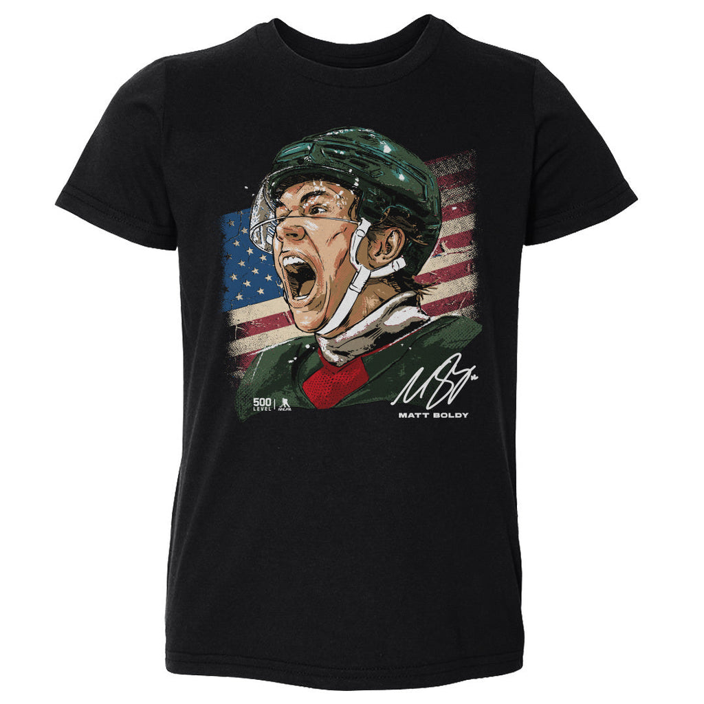 Matt Boldy Minnesota USA Portrait WHT