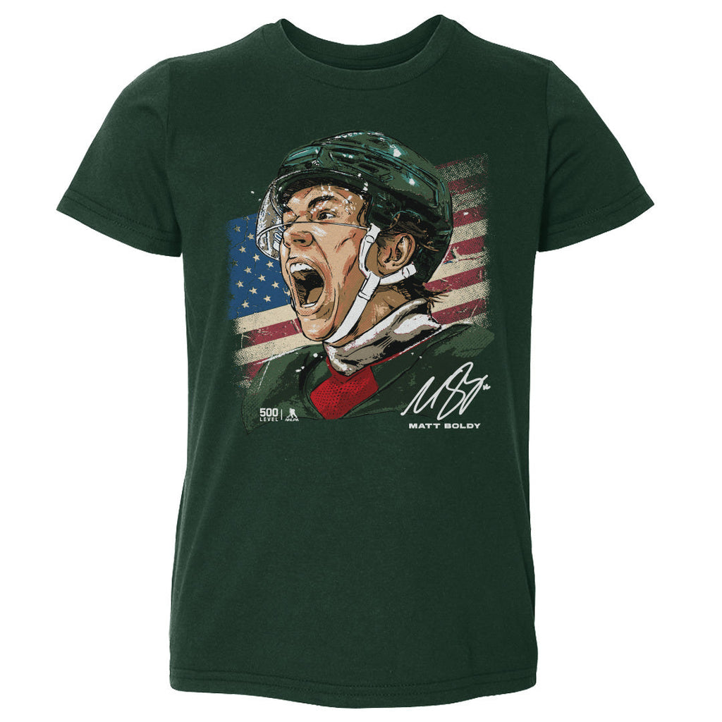 Matt Boldy Minnesota USA Portrait WHT
