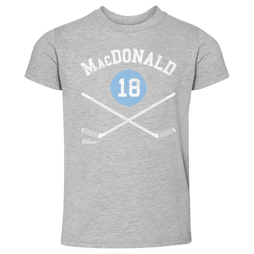 Lowell MacDonald Pittsburgh 18 Sticks WHT