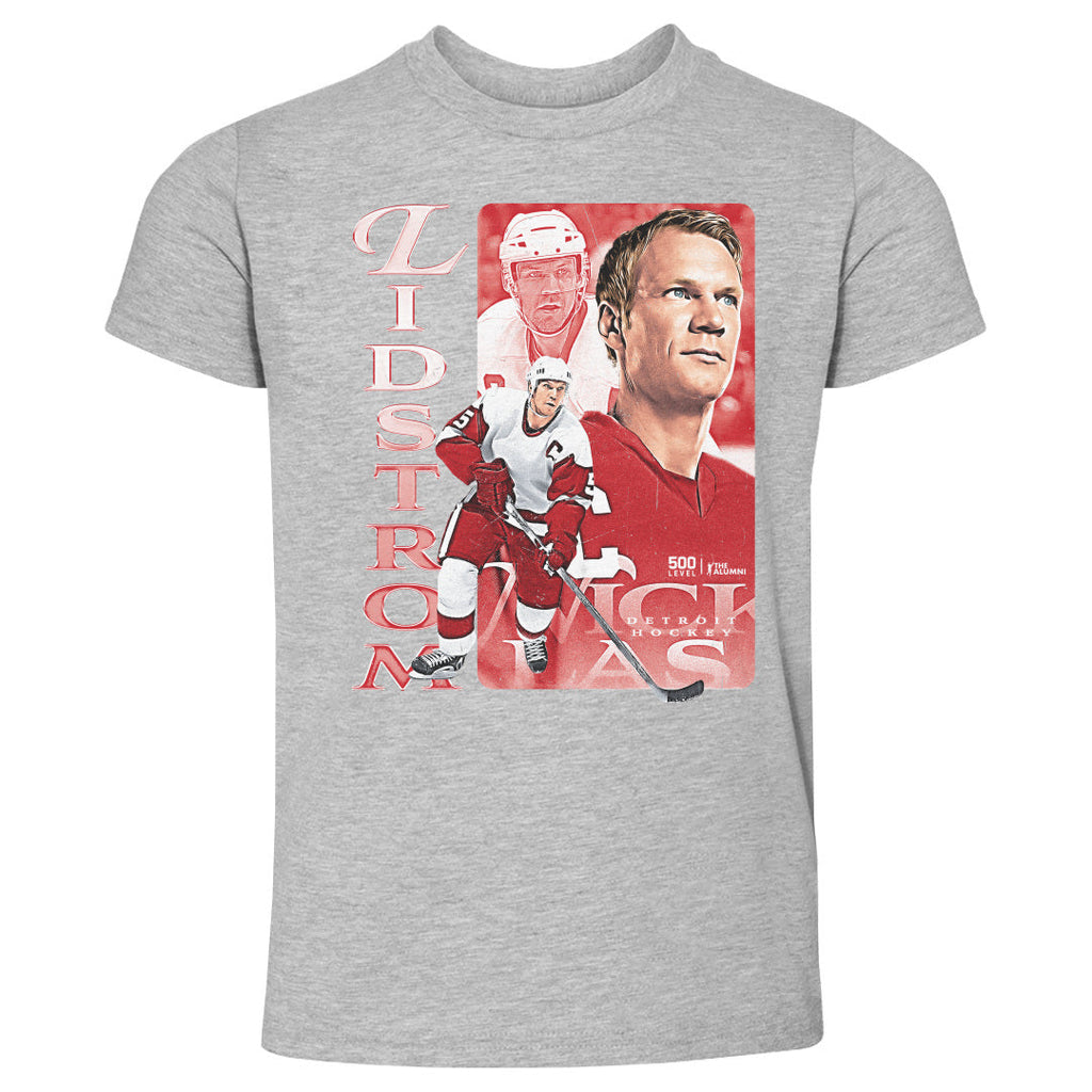 Nicklas Lidstrom Detroit Vintage WHT