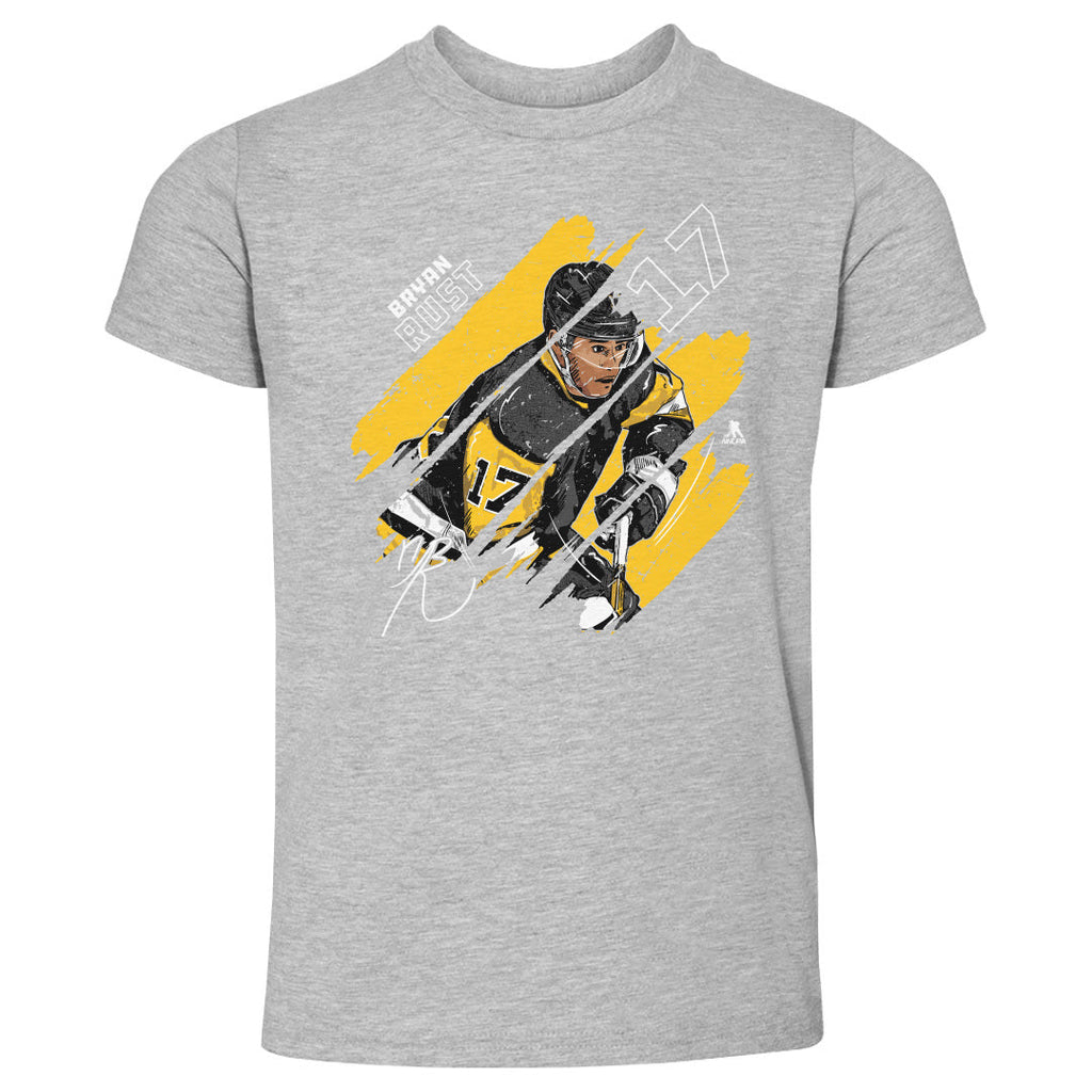Bryan Rust Pittsburgh Stripes WHT