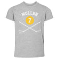 Joe Mullen Pittsburgh 7 Sticks WHT