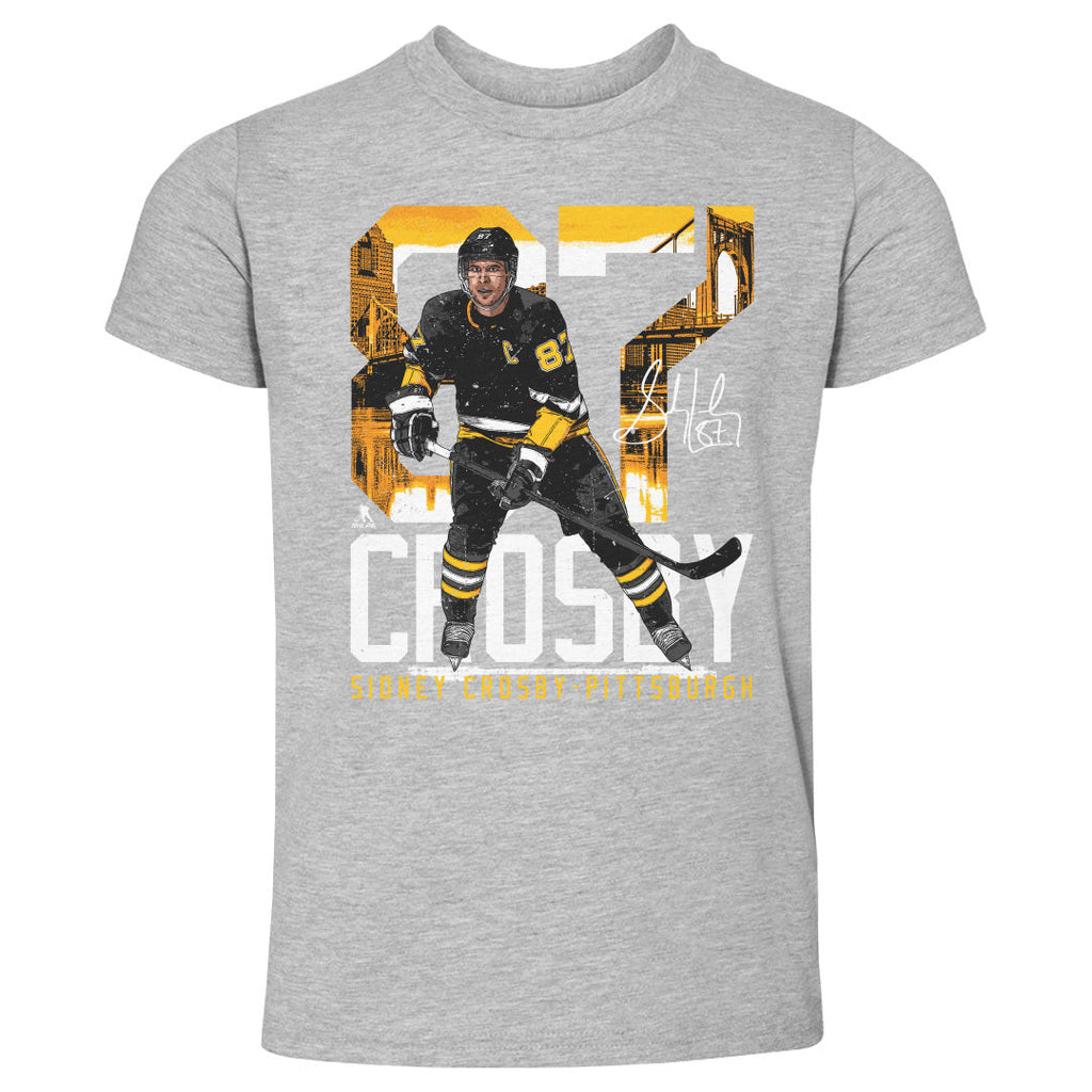 Sidney Crosby Pittsburgh Landmark WHT