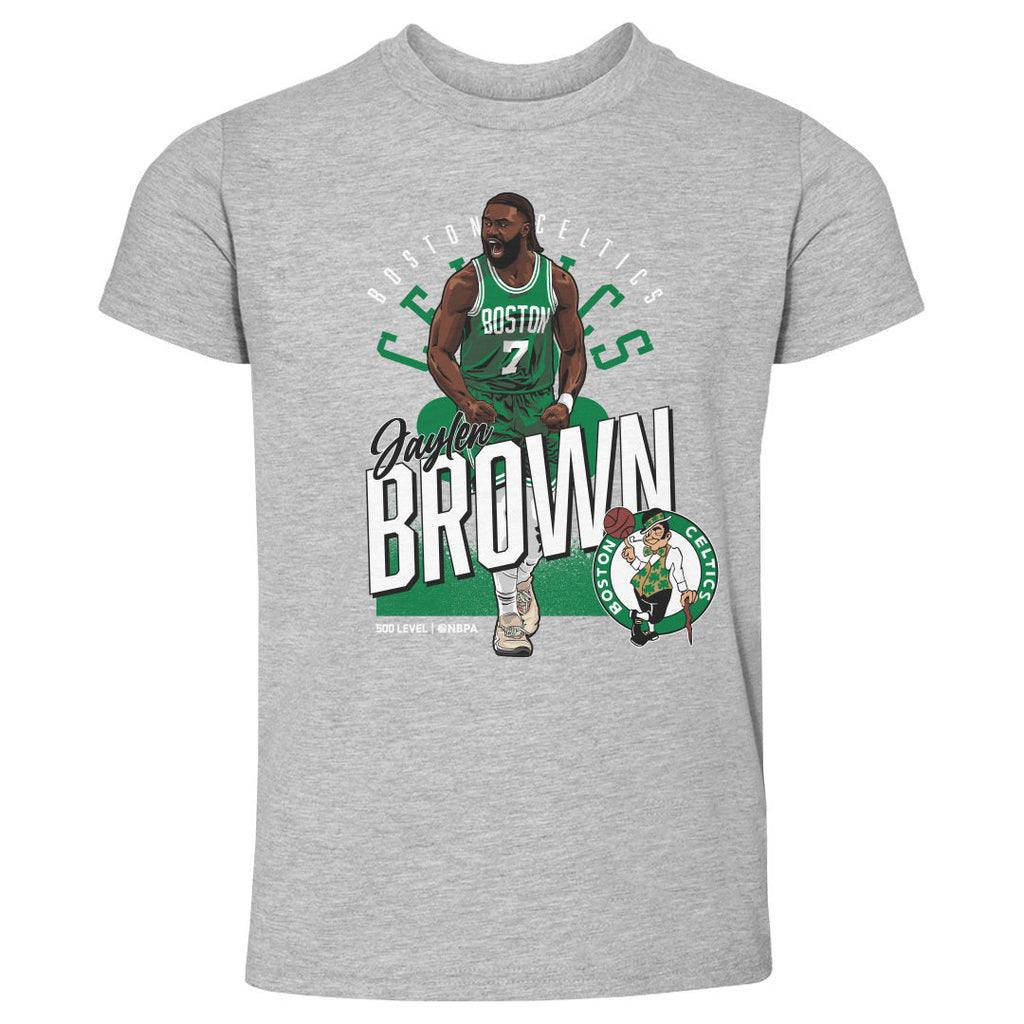 Jaylen Brown Boston Celtics Shield WHT