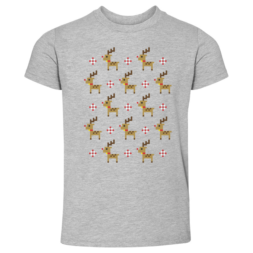 Christmas 8-bit Reindeer WHT