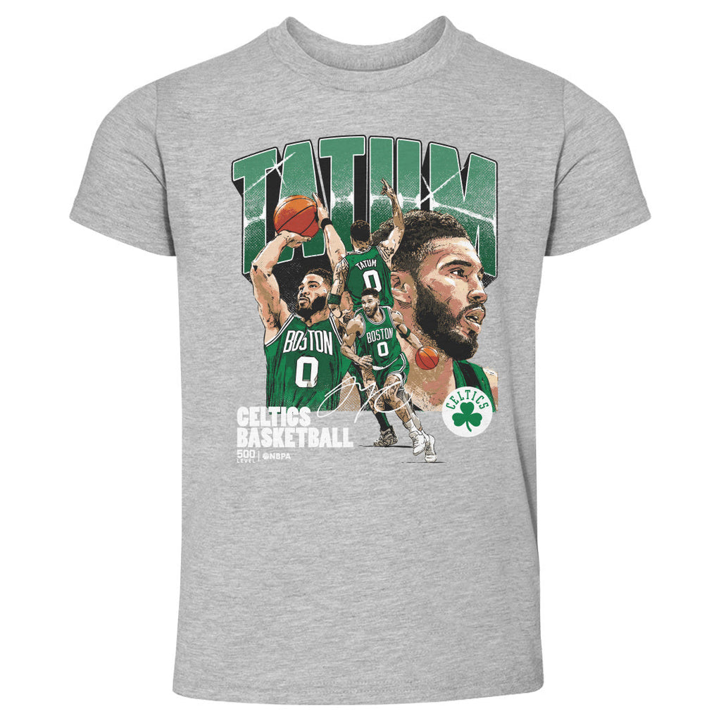 Jayson Tatum Boston Celtics Collage WHT