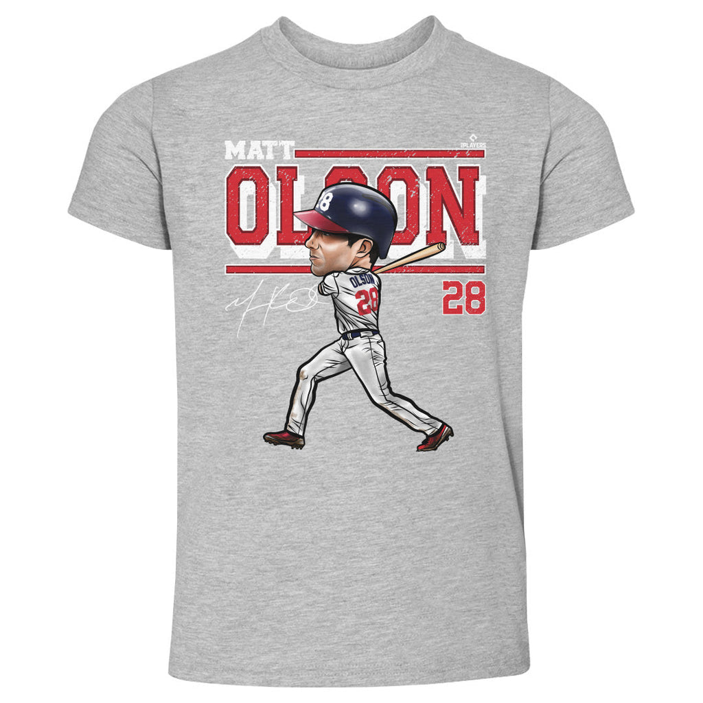 Matt Olson Atlanta Cartoon WHT