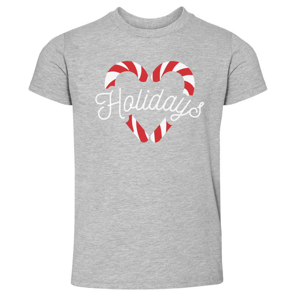 Christmas Candy Cane Heart WHT