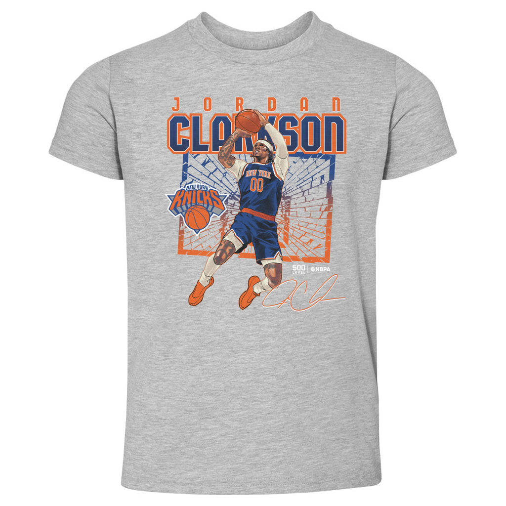 Jordan Clarkson New York Knicks Shattered WHT
