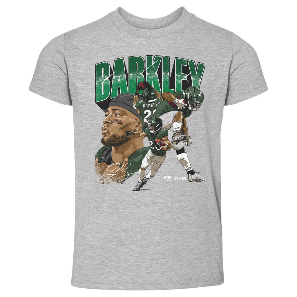 Saquon Barkley Philadelphia Collage WHT