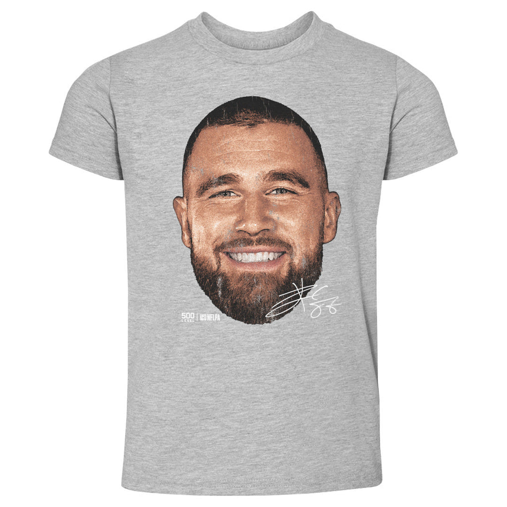 Travis Kelce Kansas City Vintage Head WHT