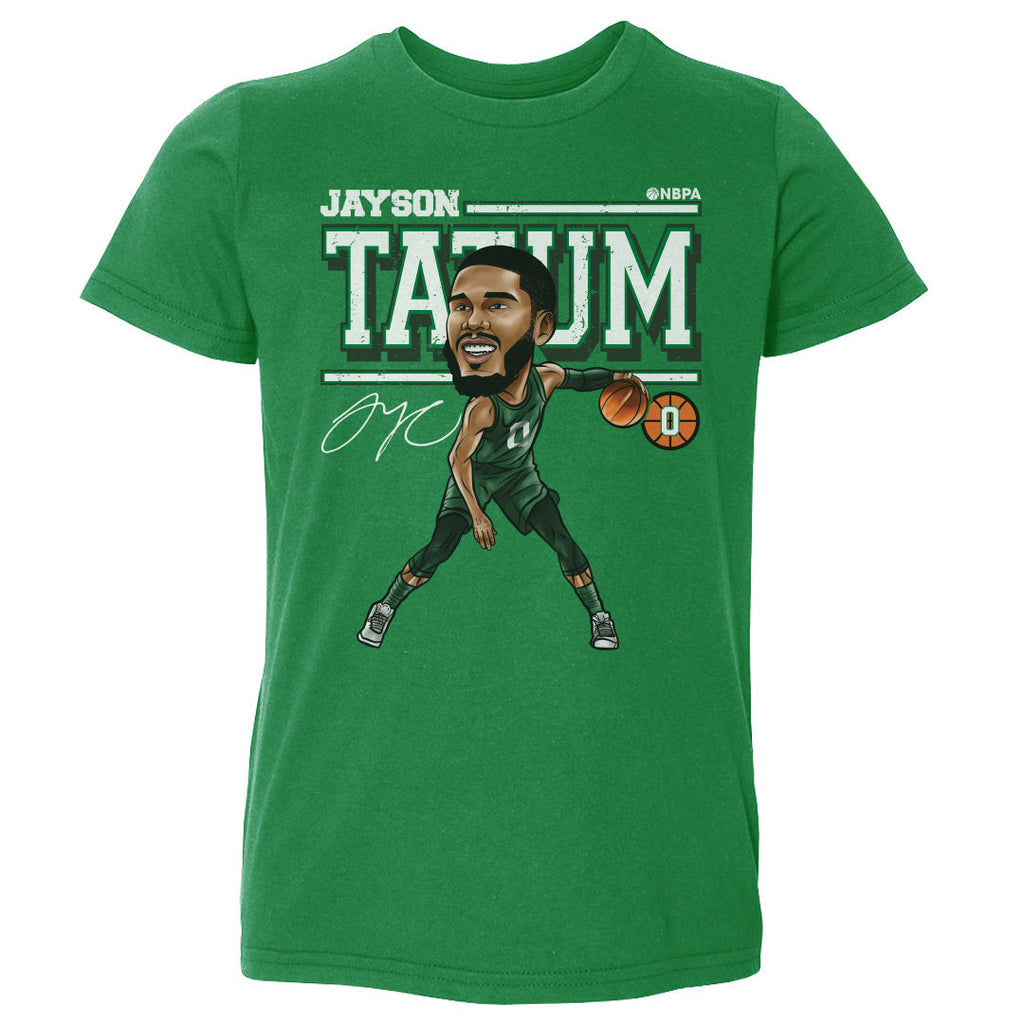 Jayson Tatum Cartoon WHT