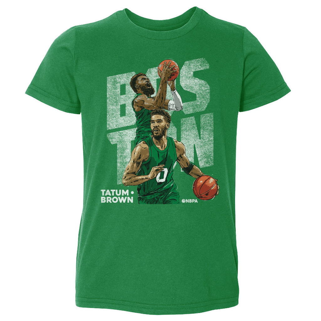 Jayson Tatum & Jaylen Brown Boston Duo WHT