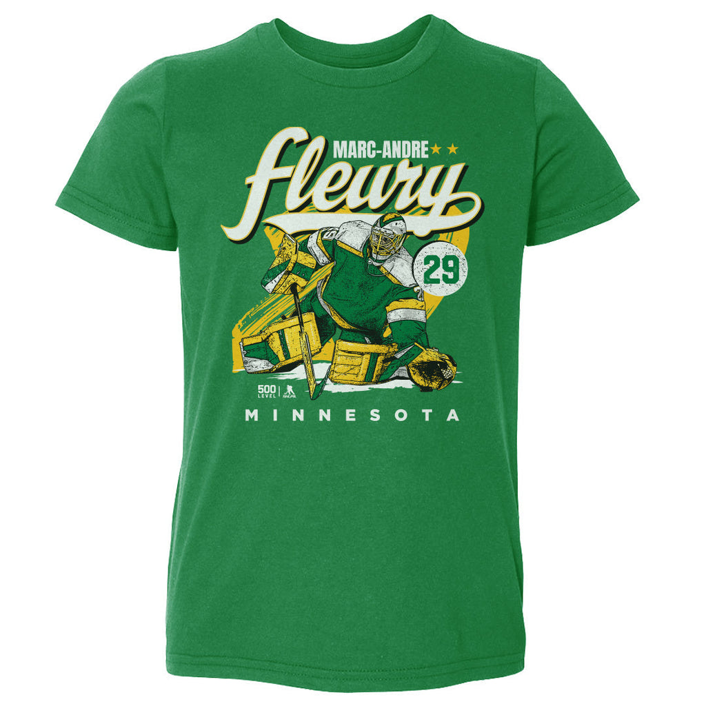 Marc-Andre Fleury Minnesota Retro WHT