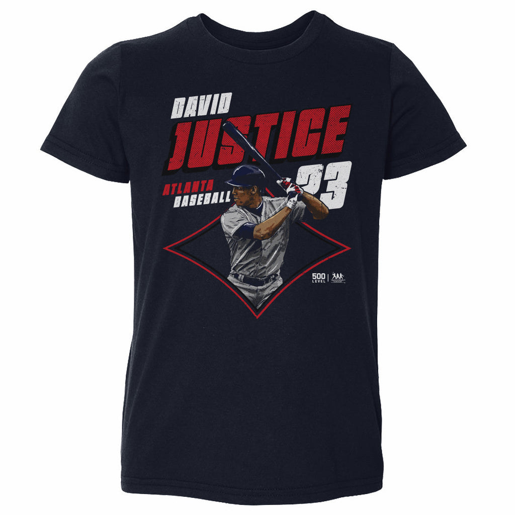 David Justice Atlanta Diamond WHT