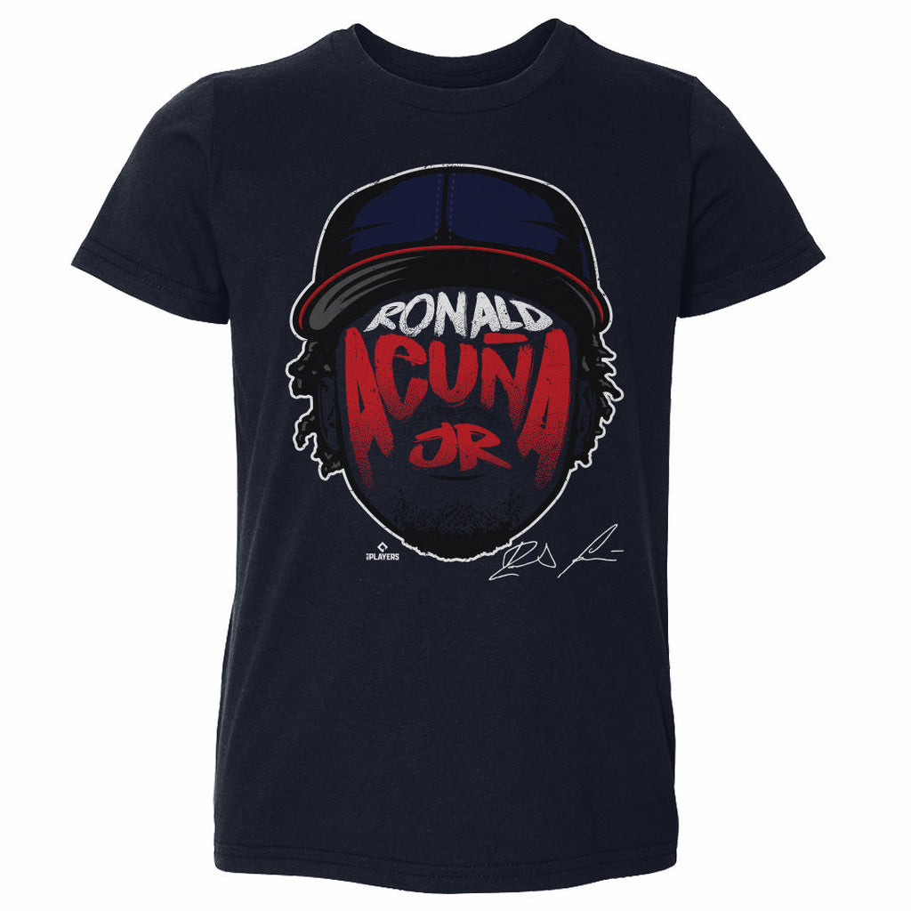 Ronald Acuna Jr. Player Silhouette WHT
