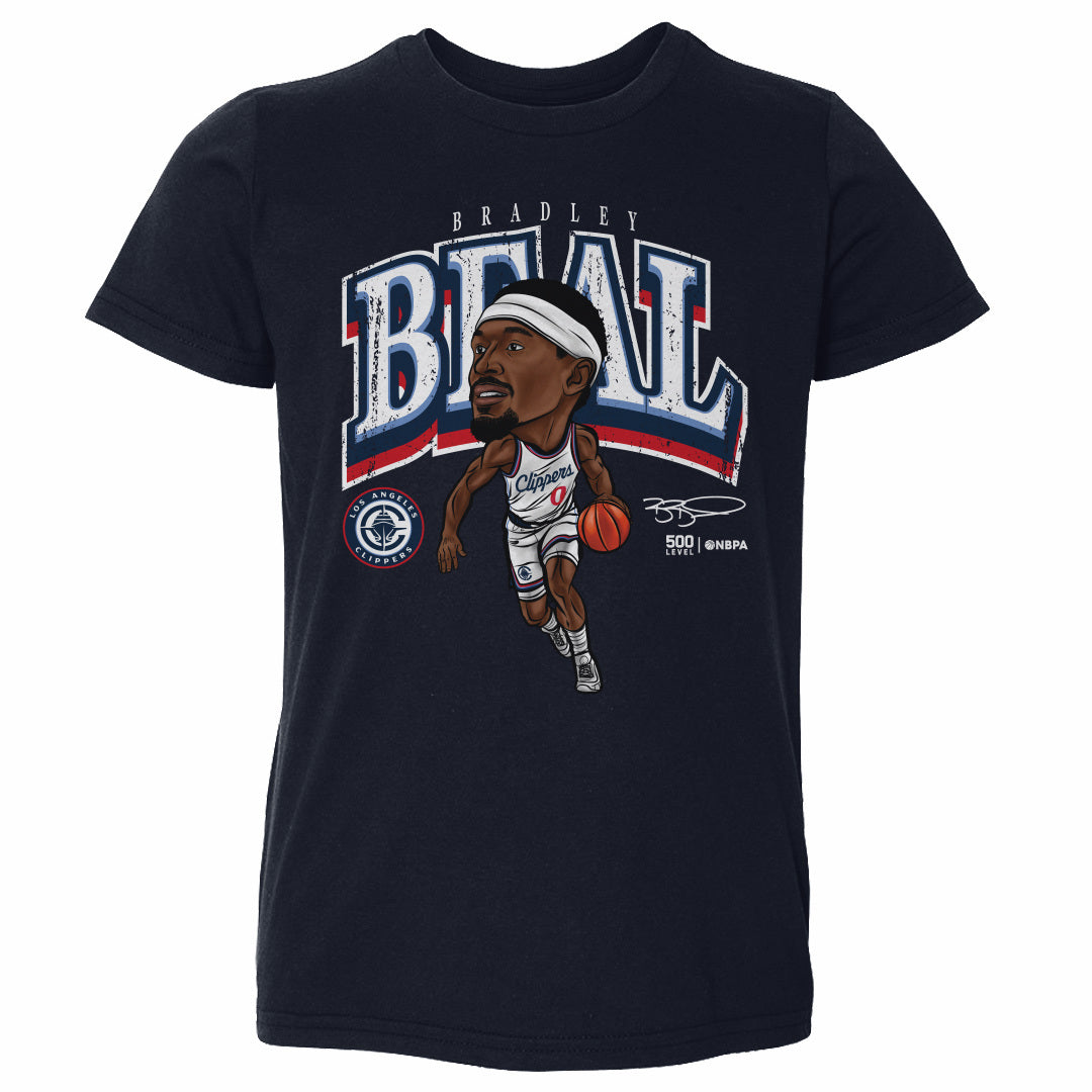 Bradley Beal Los Angeles Clippers Cartoon WHT