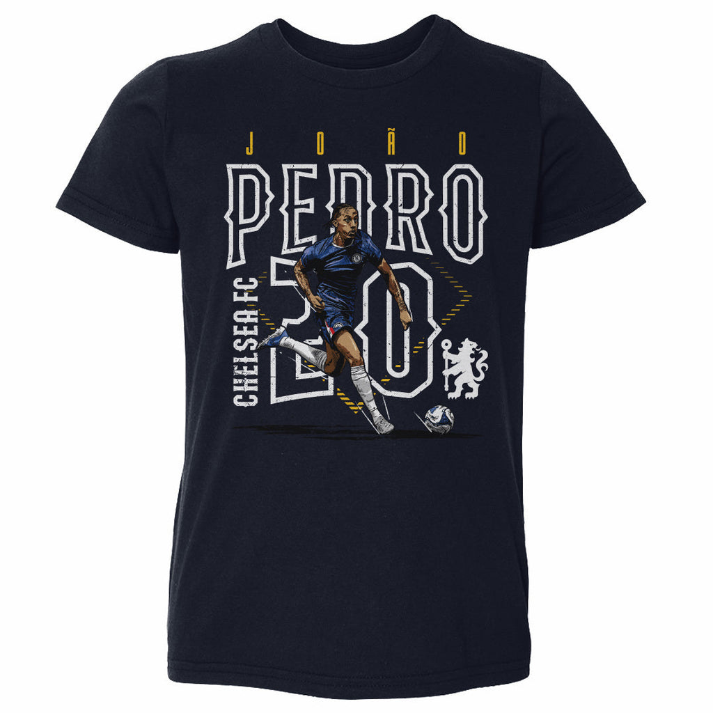 Joao Pedro Chelsea FC Outline Number WHT