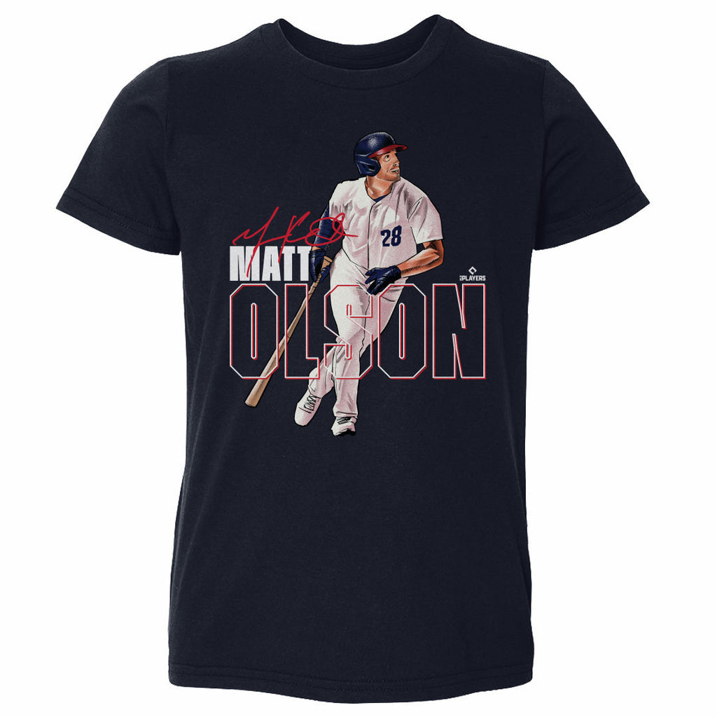 Matt Olson Atlanta Stance WHT
