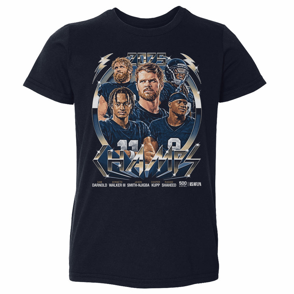 Seattle Football 2025 Champs Vintage WHT