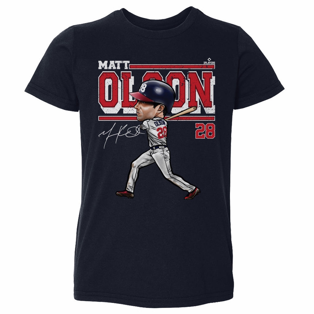 Matt Olson Atlanta Cartoon WHT