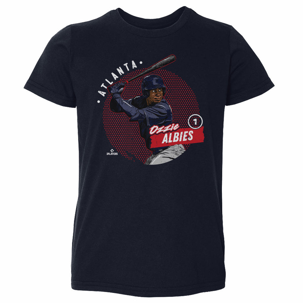 Ozzie Albies Atlanta Dots WHT