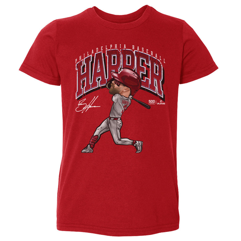 Bryce Harper Philadelphia Cartoon WHT