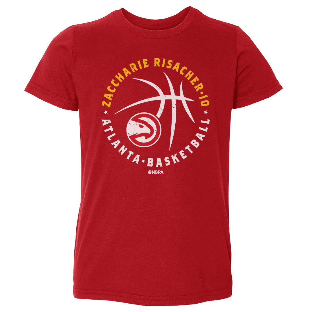 Zaccharie Risacher Atlanta Hawks Player Ball WHT