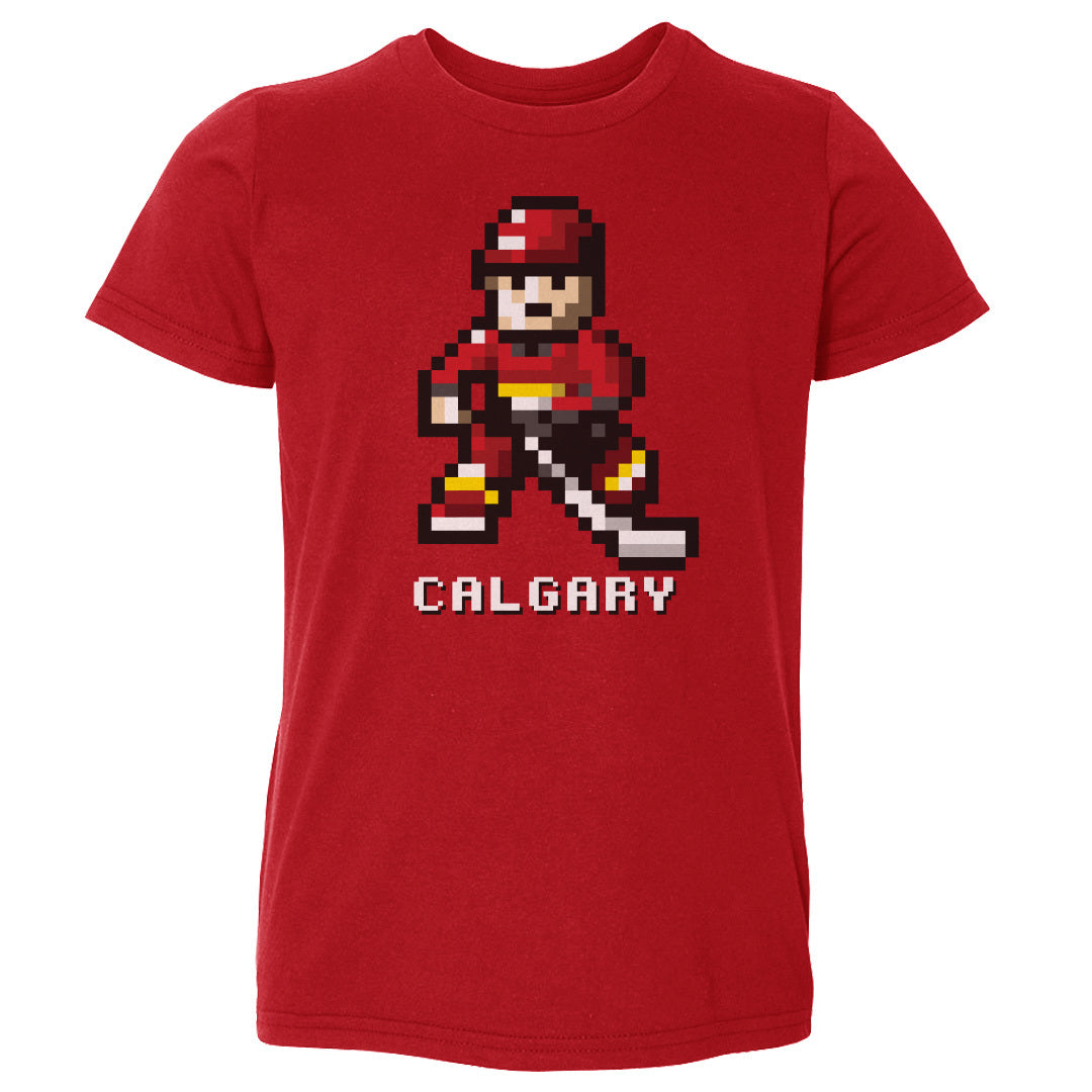 Calgary Hockey 8-bit WHT