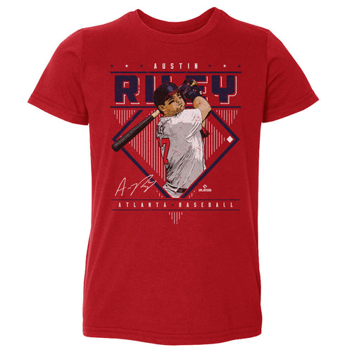 Austin Riley Atlanta Diamond Name WHT
